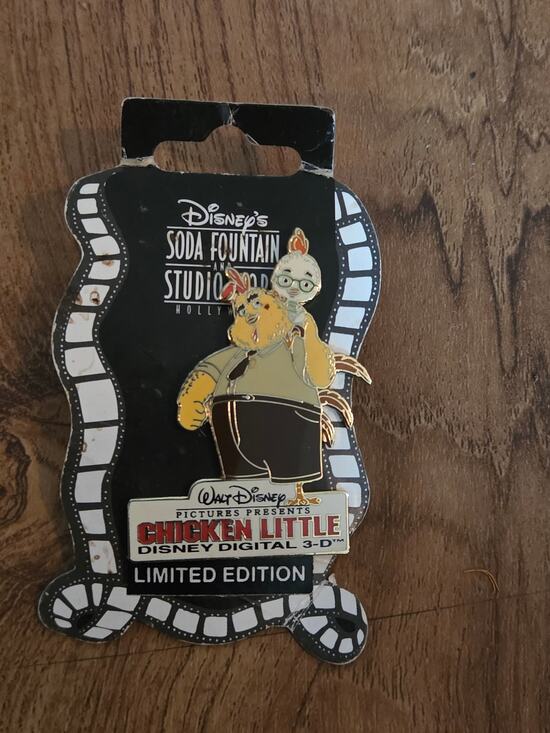 Disney Other - Disney's Soda Fountain Studio Store Pin Chicken Little Buck Cluck 2005 Rare